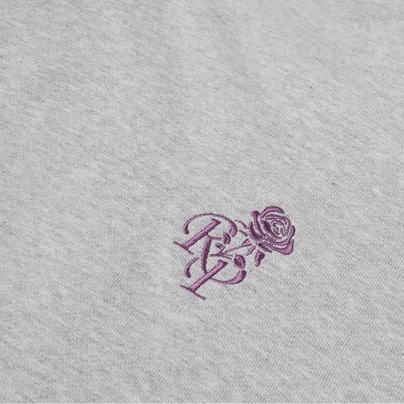 New Balance X Rich Paul Forever Yours Hoodie - Grey Heather / Purple Rose - Picture 4 of 12